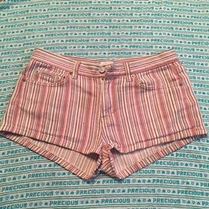 Calvin Klein striped short shorts 7 100% cotton